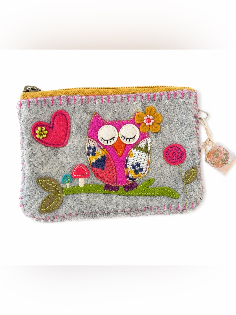 Natural Life Owl coin purse